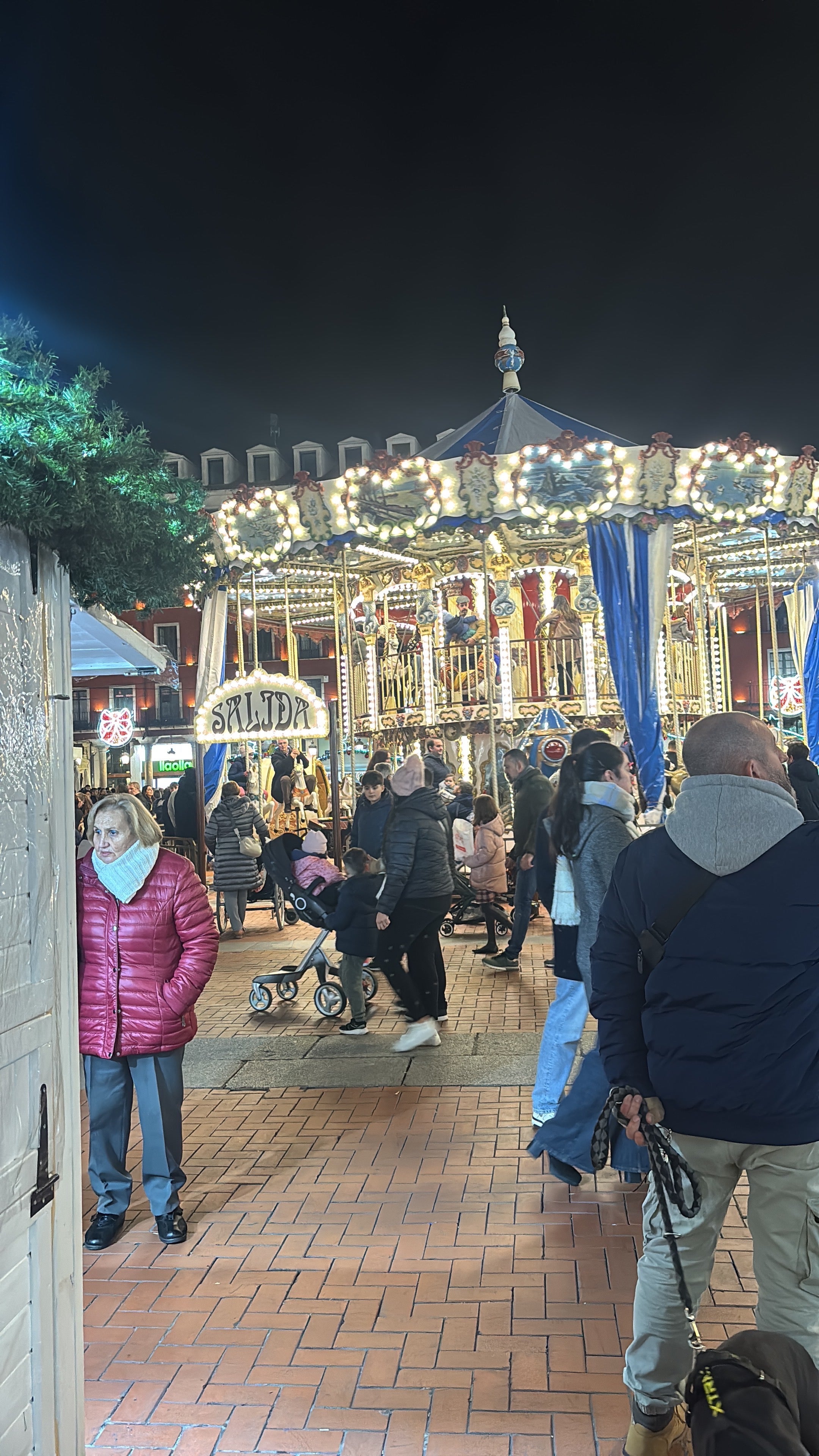 Las imágenes del mercado y el ambiente navideño en Valladolid