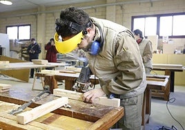 Un taller de carpintería en Salamanca.