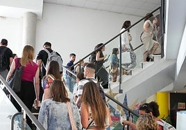 Asistentes a unas oposiciones celebradas el pasado verano en Valladolid.