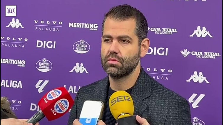 El presidente del Real Valladolid anuncia que el entrenador Guillermo Almada se marcha