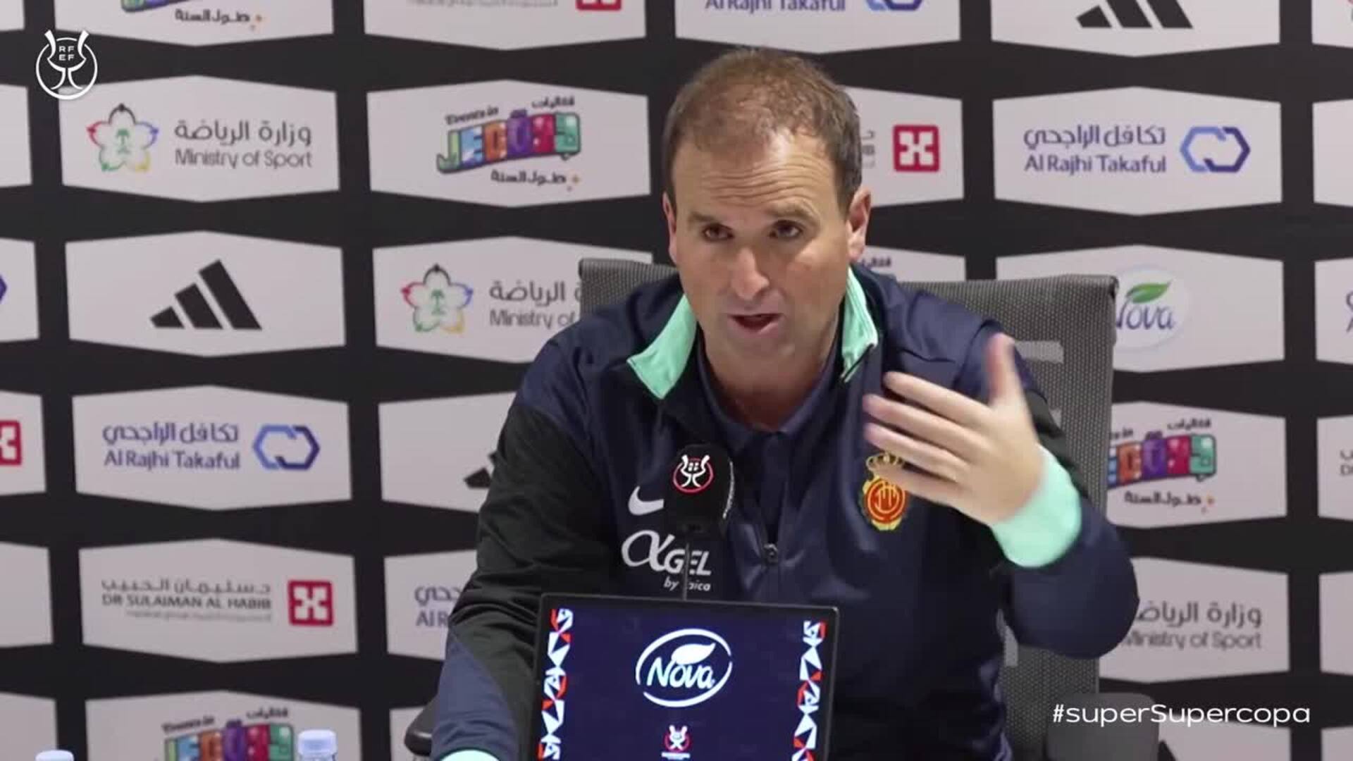 Jagoba Arrasate: "Jugar la final es una obligación para el Real Madrid y para nosotros un reto"