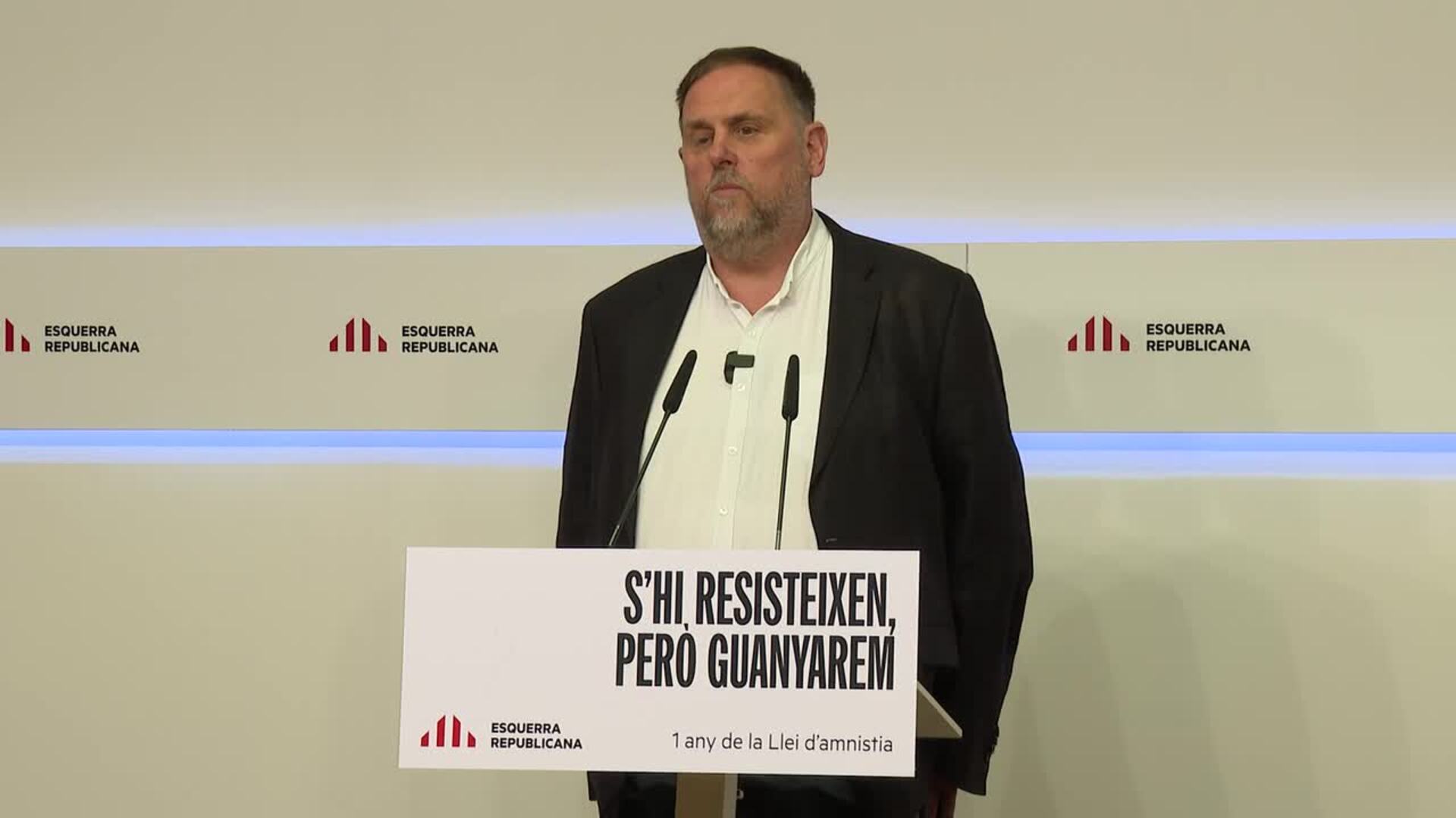 Junqueras sobre una moción de censura del PP: "No está en condiciones de dar ninguna lección"