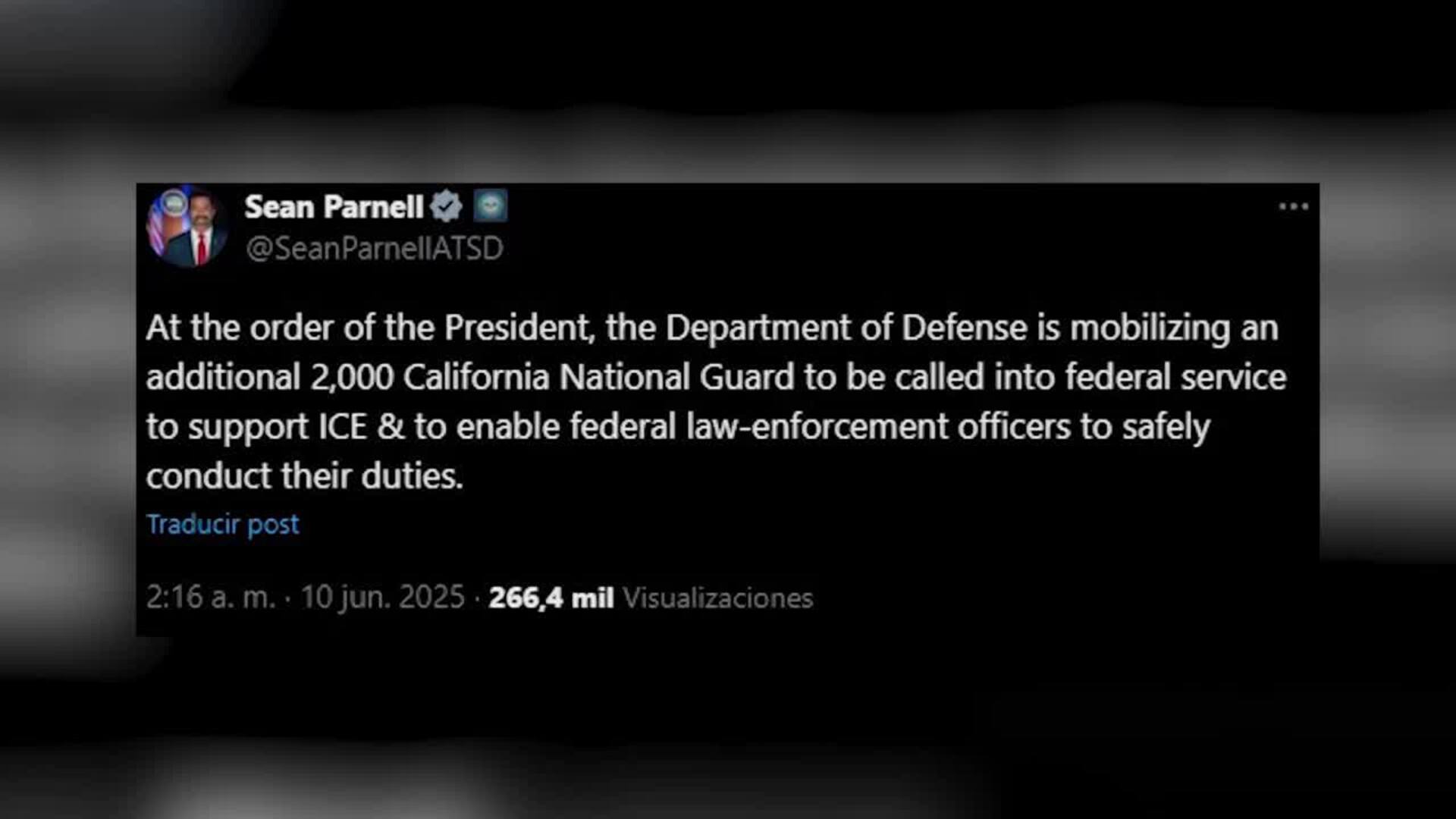 Trump ordena el despliegue de otros 2.000 militares de la Guardia Nacional en California