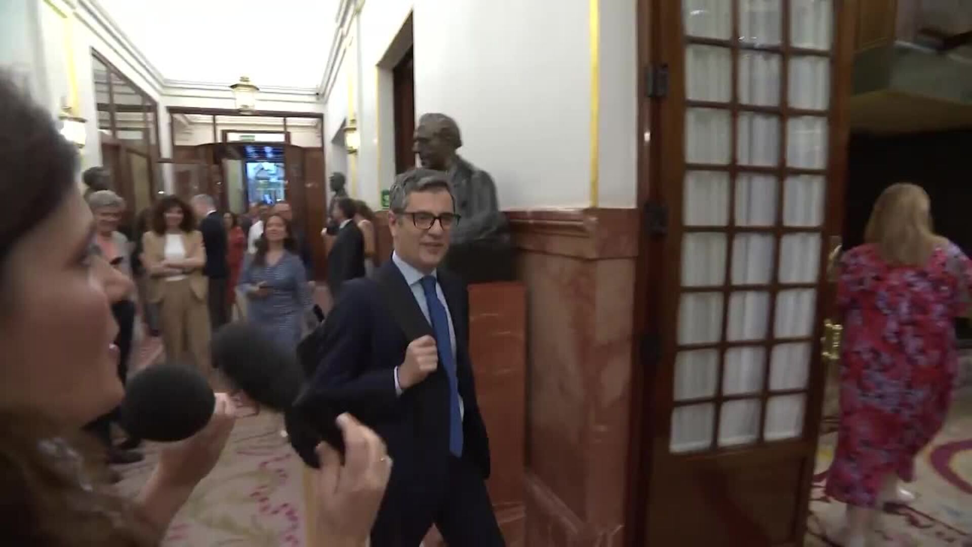 Sánchez llega a la sesión de control al Gobierno
