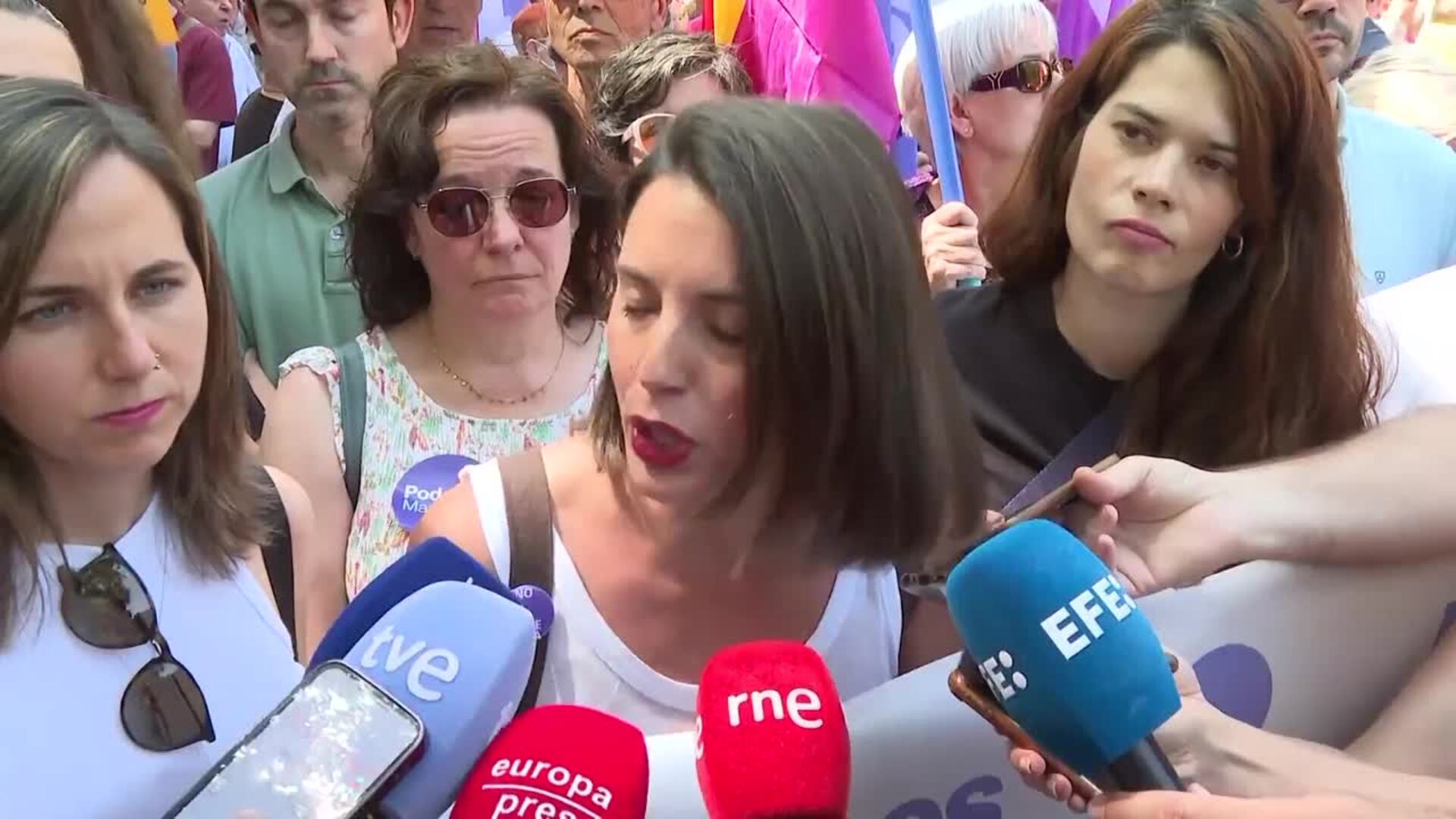 Montero acusa a Sánchez de no poder ofrecer reparación por la corrupción del PSOE