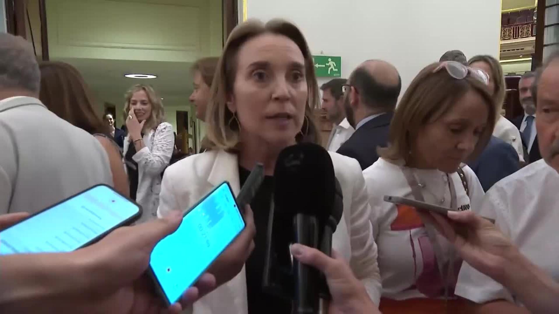 Gamarra denuncia el "deterioro democrático" de Sánchez y un informe que retrata la "corrupción"