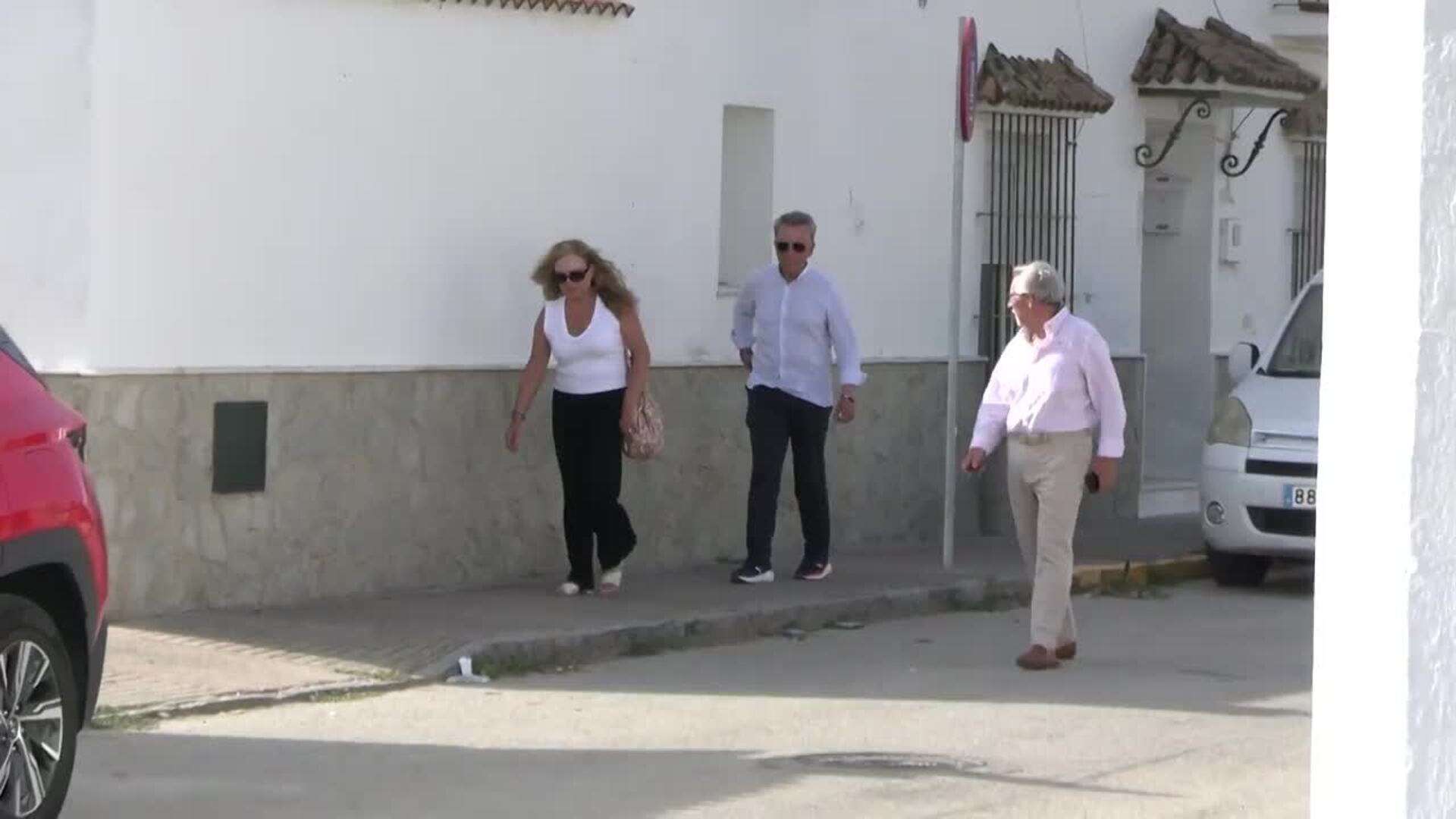 Ortega Cano y José Fernando regresan a Madrid, sin la pequeña Rocío, tras el entierro de Michu