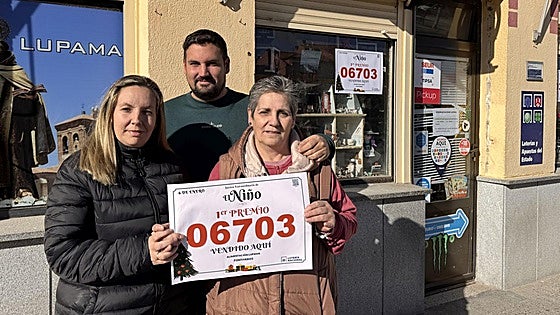 El primer premio del Niño se asoma a seis provincias de Castilla y León y el tercero deja hasta 7,5 millones en Burgos