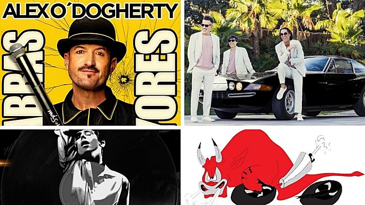 Humor con Alex O'Dogherty, un homenaje musical a Raphael, un concierto de Café Quijano y Motauros