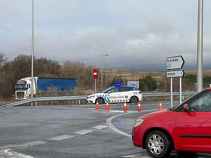 Una intensa granizada provoca cuatro accidentes con cuatro heridos en Segovia