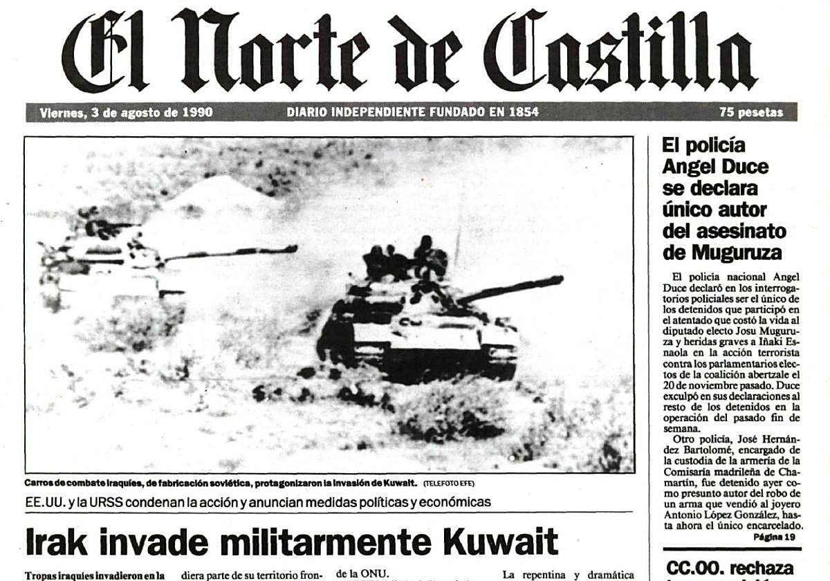 Irak invade militarmente Kuwait | El Norte de Castilla