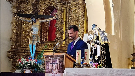 David Esteban ensalza la Semana Santa de Cuenca de Campos como «única y genuina»
