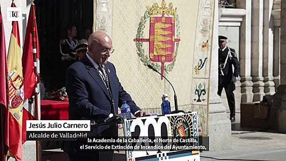 La Policía Municipal de Valladolid recibe la Medalla de Oro de la ciudad