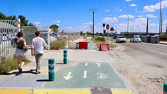 Un 'bypass' de cien metros evitará el corte completo del Camino Viejo de Simancas en la primera fase de su rehabilitación