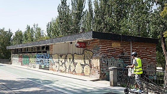 Estado actual del restaurante Los Álamos