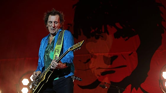 Valladolid celebra con Ronnie Wood la pasión por el puro rock and roll