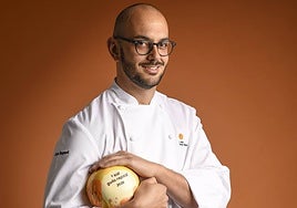 Nauzet Betancort, del restaurante Arrope en Rueda, que también fue incluido en la Guía Repsol, en una fotografía de archivo.
