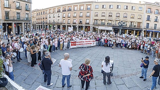 «El biometano no es progreso, es destrucción», claman los pueblos de Segovia