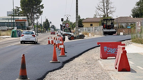 La obra del Camino Viejo cortará el tráfico en sentido Simancas desde El Barrio a partir de este viernes