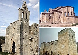 El monasterio de la Armedilla, palacio de los Zúñiga en Curiel y monasterio de Santa María de Palazuelos.