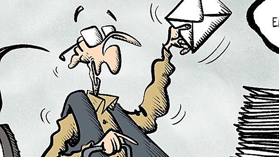 La viñeta de Sansón: 'Si no tiene sello de Urgente...'