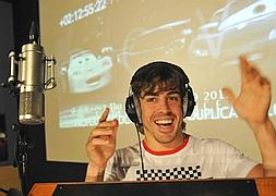 Alonso y Hamilton, juntos en el doblaje de Cars 2