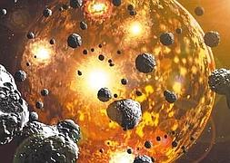 El oro procede del bombardeo de meteoritos