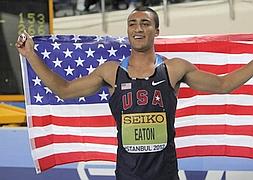 Eaton celebra su triunfo. / Ap