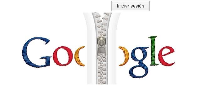 Imagen del doodle-cremallera./ Redacción