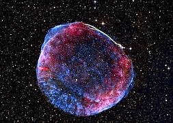 Fotografía de la remanente de la supernova 'SN1006'. / Efe
