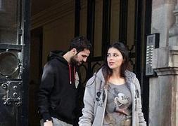 Cesc Fábregas y su novia Daniella Semaan. / Europa Press