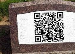 Códigos QR en las lápidas