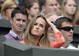 Kim Sears en el torneo de Wimbledon. / Foto: Andy Rain (Efe)