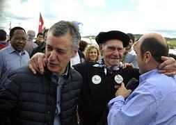 Urkullu y Ortuzar, en el Alderdi Eguna. /I.Pérez | Atlas