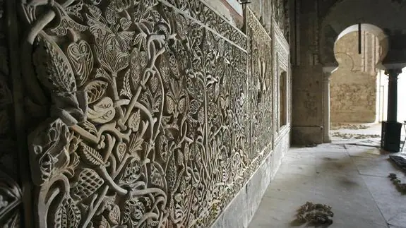Salón de los Mosaicos del Palacio de Medina Azahara. 
