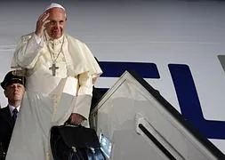 El PaPA fRANCISCO ABANDONA tIERRA sANTA. / Kobi Gideon (Efe)