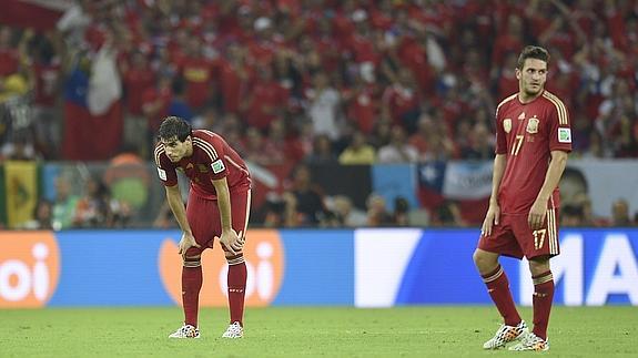 Koke y Javi Martínez. 