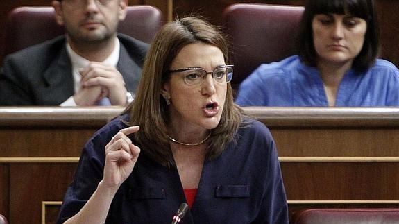 La portavoz del PSOE, Soraya Rodríguez. 