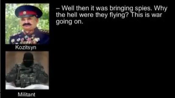 Conversación entre los rebeldes.