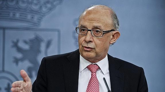 El ministro de Hacienda, Cristóbal Montoro.