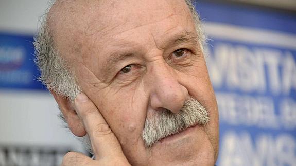 Del Bosque, durante un campus en Palma de Mallorca. 