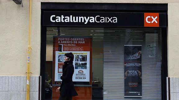 Sucursal de CatalunyaCaixa en Vilassar de Mar, Barcelona.