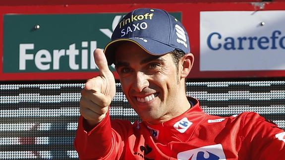 Contador, nuevo líder tras la crono