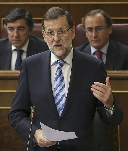 Mariano Rajoy, en el Congreso. 