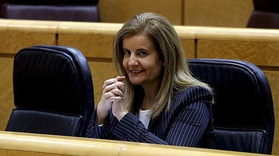La ministra de Empleo, Fátima Báñez. 