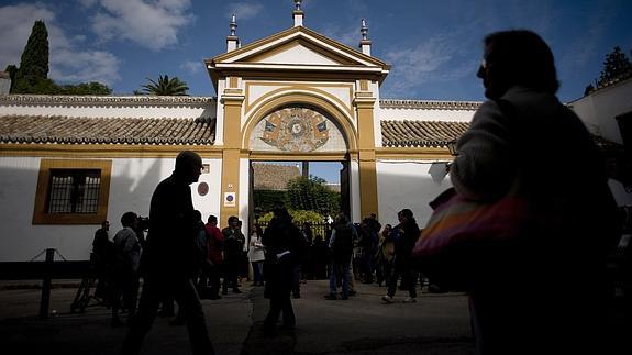 Vista del Palacio de Dueñas en Sevilla.