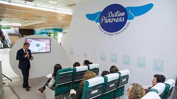 Imagen de la iniciativa "Viaje a un lugar desconocido: el páncreas", organizada por la FEAD.