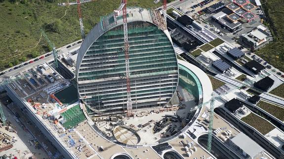 Ciudad financiera del BBVA, 'La Vela', en Madrid.