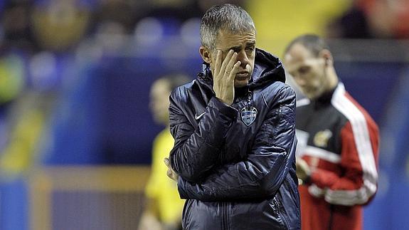 Lucas Alcaraz, técnico del Levante. 