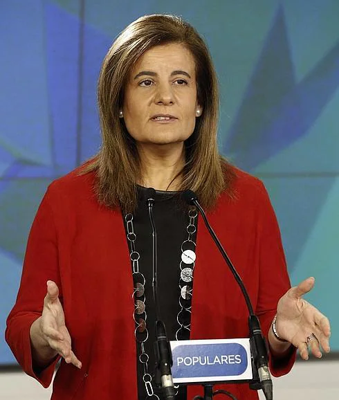 La ministra de Empleo, Fátima Báñez. 